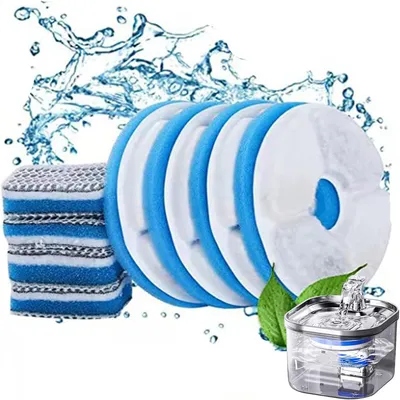 Petopia Lot de 4 Filtres Premium pour Fontaine à Chat 2L Petopia Lot de 4 Filtres Premium pour Fontaine à Chat 2L