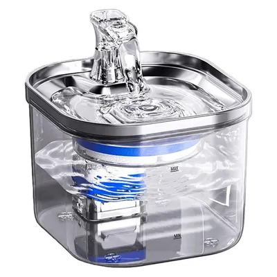 Petopia Fontaine à Eau 2L pour Chat avec Filtration 10 Couches Petopia Fontaine à Eau 2L pour Chat avec Filtration 10 Couches