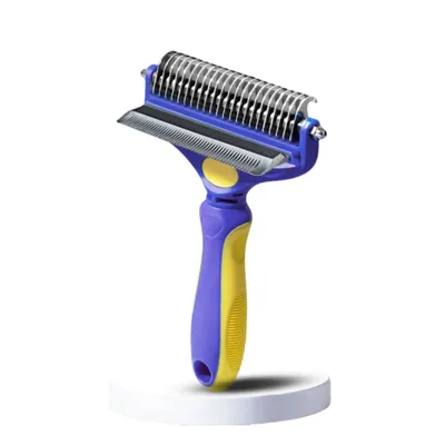 PetPlanet Peigne de nouage 2 en 1 pour chiens