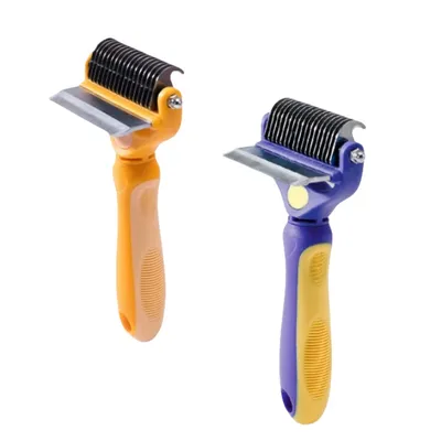 PetPlanet Peigne de nouage 2 en 1 pour chiens