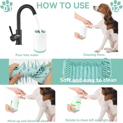 IntiMeg Nettoyeur de pattes pour chien