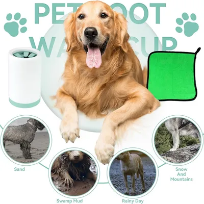 IntiMeg Nettoyeur de pattes pour chien