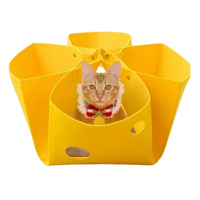 FurryFusion Lit pliable en feutre pour chat FurryFusion Lit pliable en feutre pour chat