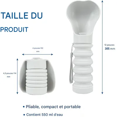 IntiMeg Gourde d'eau pour chien