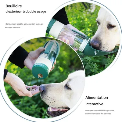 IntiMeg  Gourde Portable pour Chien 600M