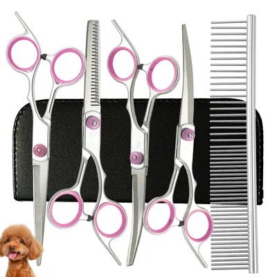 FurryFusion Ciseaux de toilettage pour chien et chat