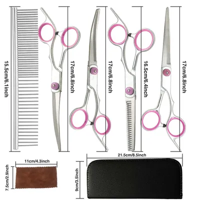 FurryFusion Ciseaux de toilettage pour chien et chat