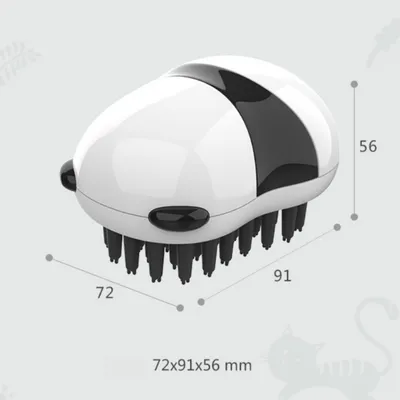 PetPlanet Brosse de bain pour animaux de compagnie en forme de panda