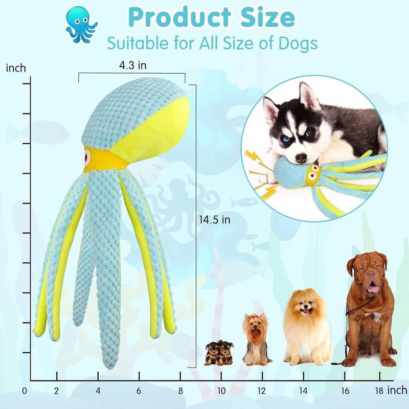 PurrfectFun Jouets pour Chien en Peluche Durables et Sonores