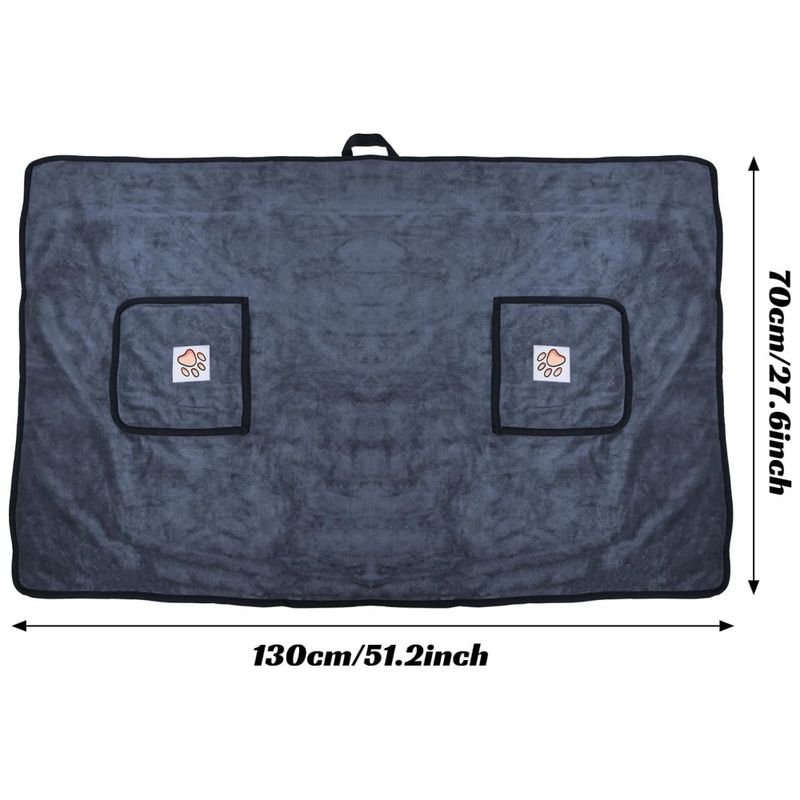 FurryFusion Serviette de bain pour chien