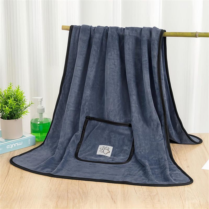 FurryFusion Serviette de bain pour chien