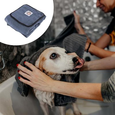 FurryFusion Serviette de bain pour chien