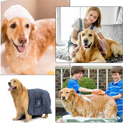 FurryFusion Serviette de bain pour chien