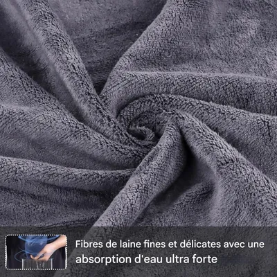 FurryFusion Serviette de bain pour chien