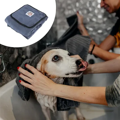 FurryFusion Serviette de bain pour chien