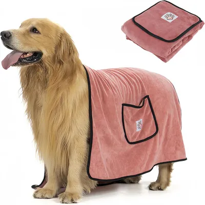 FurryFusion Toalla de baño para perros