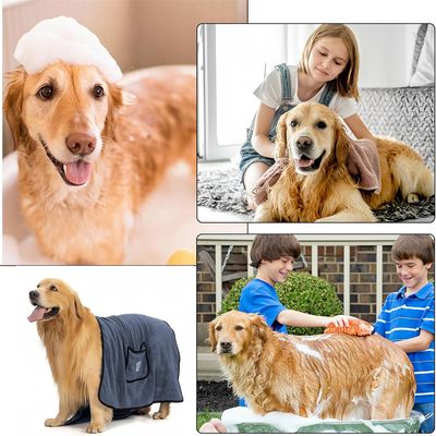 FurryFusion Serviette de bain pour chien