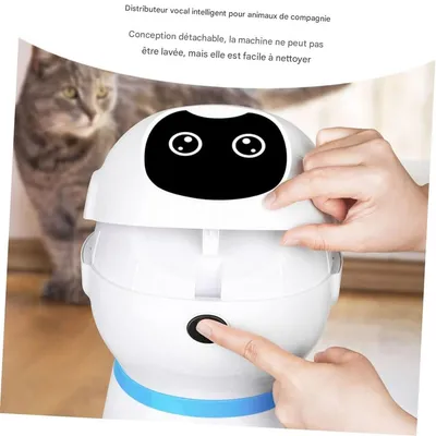Petopia Distributeur Automatique de Nourriture pour Chat avec Minuterie