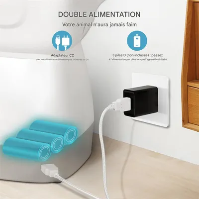 Petopia Distributeur Croquettes Chat 3.5L