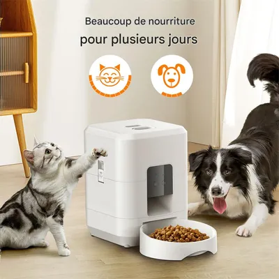 Petopia Distributeur automatique de nourriture intelligent - 2L - wifi