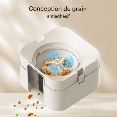 Petopia Distributeur automatique de nourriture intelligent - 2L - wifi