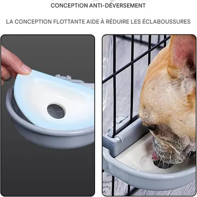 IntiMeg Dispensador de agua para jaula de perro