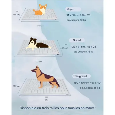 Petopia Tapis Rafraîchissant pour Chien/Chat
