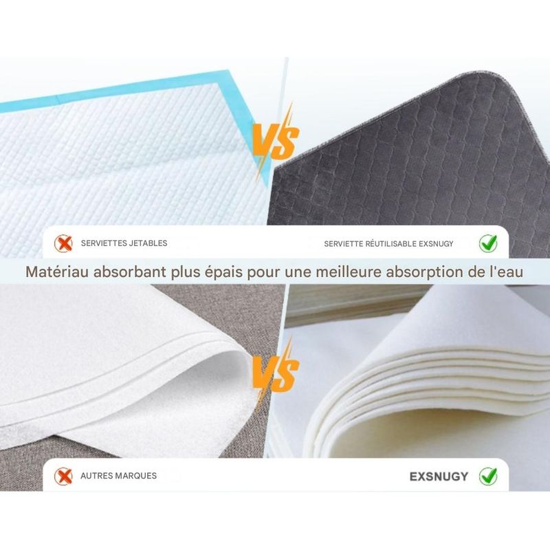 Petopia Alèse Lavable pour Chien
