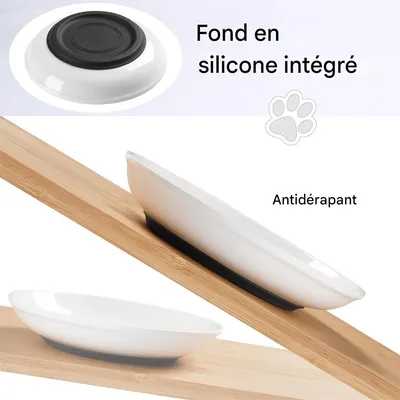 IntiMeg Gamelles en céramique pour chat