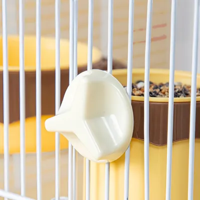 FurryFusion Bol pour perroquet avec porte-gobelet