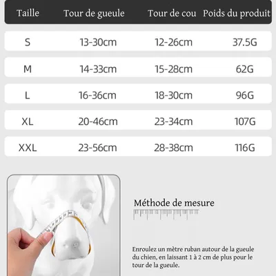 FurryFusion Muselière pour chien