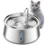 PurrfectFun Fontaine à Eau pour Chat et Chien - Acier Inoxydable, 4 L