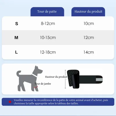 FurryFusion Attelle Genou pour Chien
