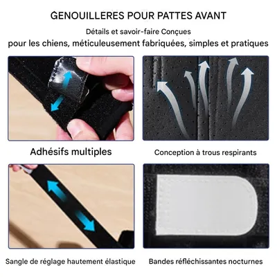 FurryFusion Attelle Genou pour Chien