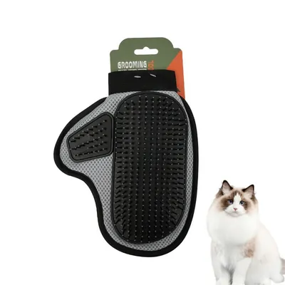 FurryFusion Guantes de aseo para gatos y perros