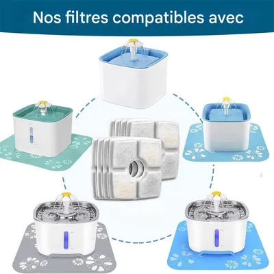 Petopia Filtre de fontaine à eau en coton pour chat