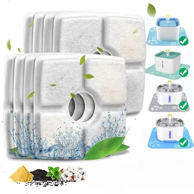 Petopia Filtre de fontaine à eau en coton pour chat Petopia Filtre de fontaine à eau en coton pour chat