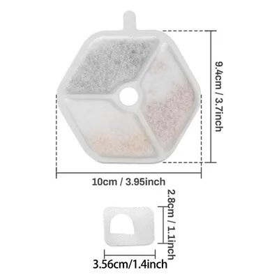 Petopia cartouches filtrantes de rechange pour fontaine - Smartoo