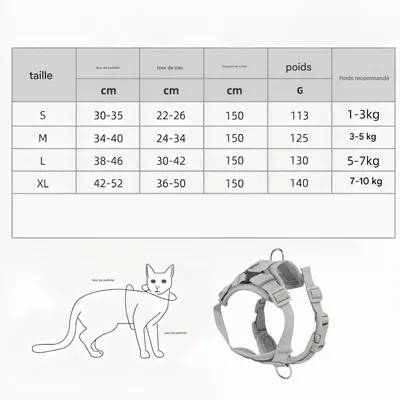 FurryFusion Harnais pour chat