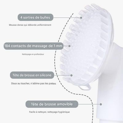 FurryFusion Mousse nettoyante pour pattes de chien et chat