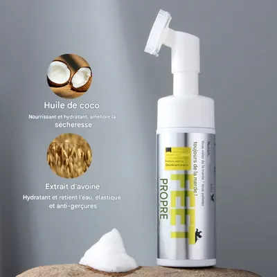 FurryFusion Mousse nettoyante pour pattes de chien et chat