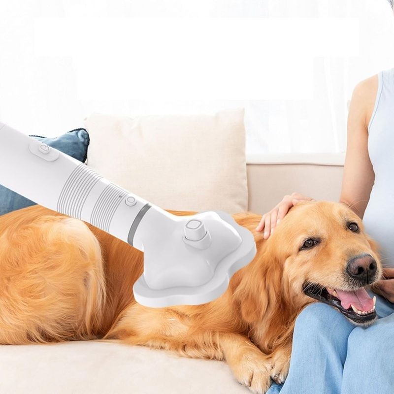 UAMLY Peigne à air chaud pour chien