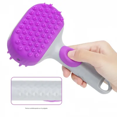 FurryFusion Brosse de bain pour chien