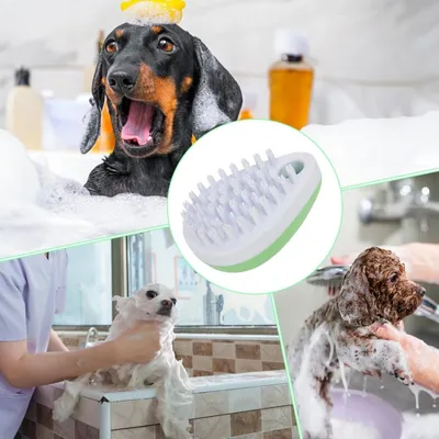 FurryFusion Brosse de bain pour chien