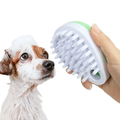 FurryFusion Brosse de bain pour chien