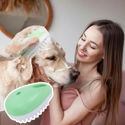 FurryFusion Brosse de bain pour chien