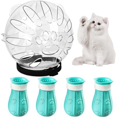 UAMLY Masque de tête et couvre-pieds Cat Space