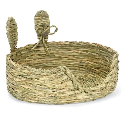 FurryFusion Lit pour chat en paille