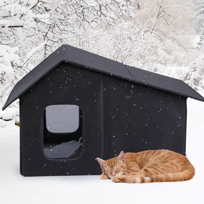 UAMLY Maison pour chat d'extérieur