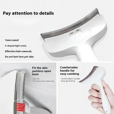 PurrfectFun Peigne pour Animaux de Compagnie